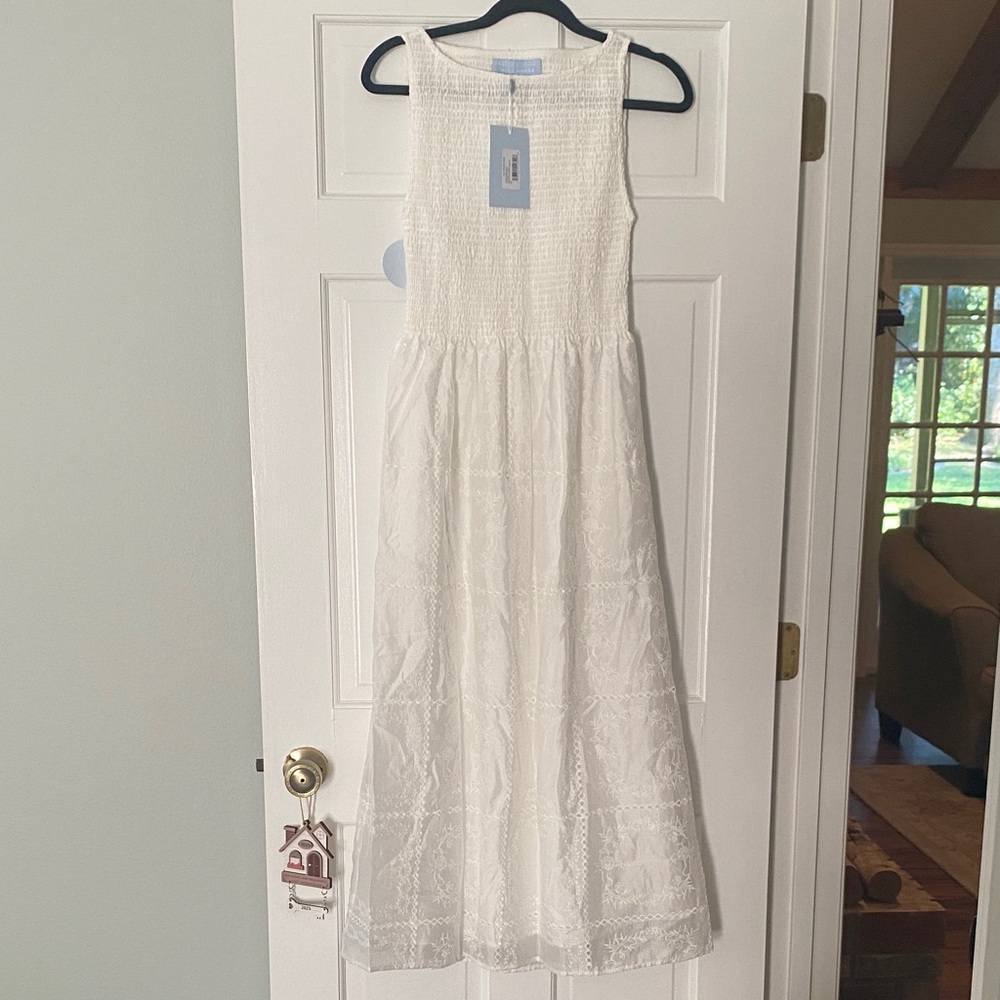Hill House White Cosmia Dress